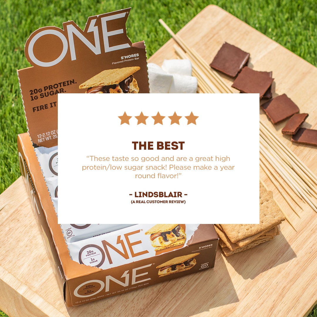 ONE S'mores Flavored Protein Bar Ratings & Reviews